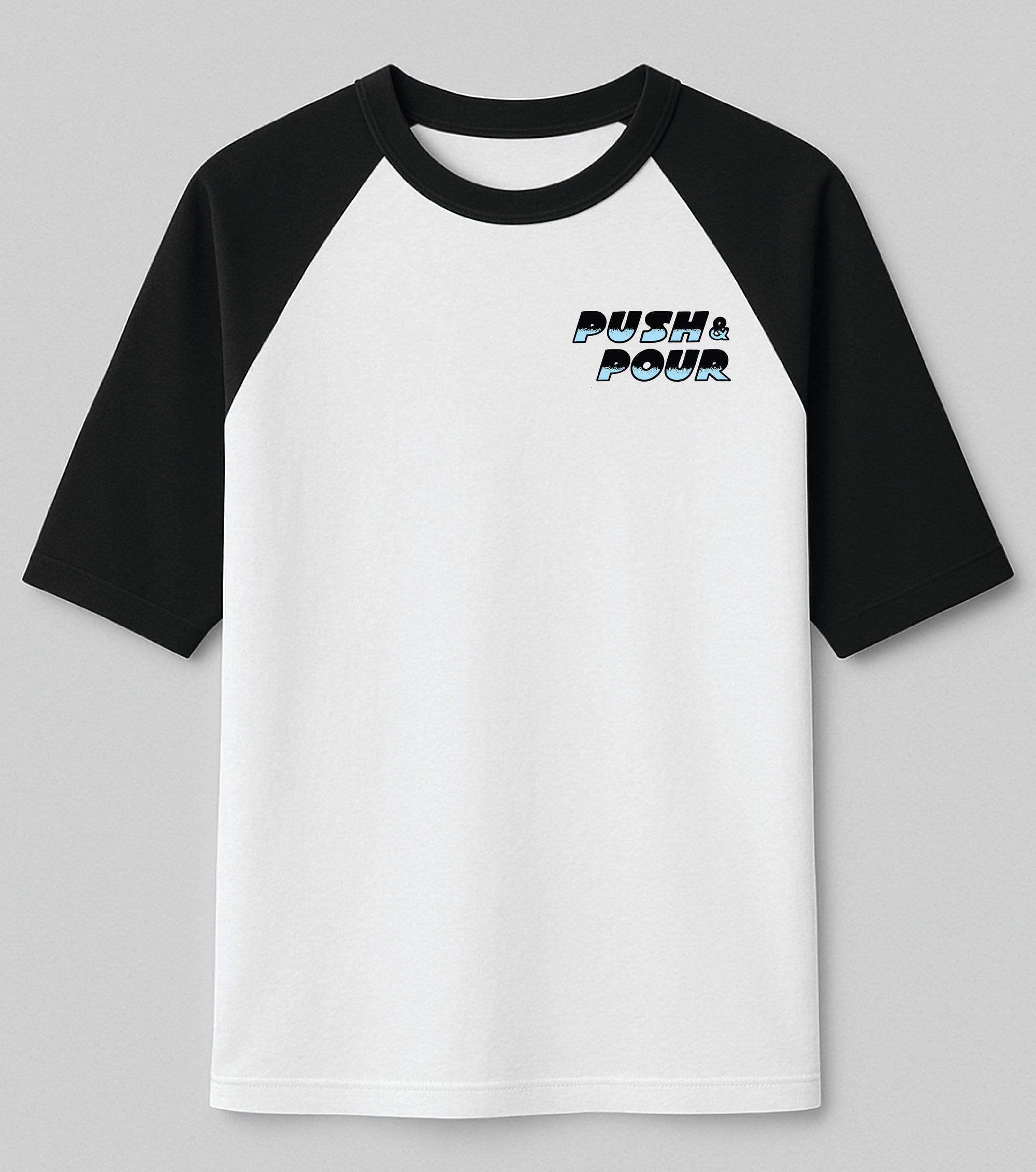 Cherub Baseball Tee Black