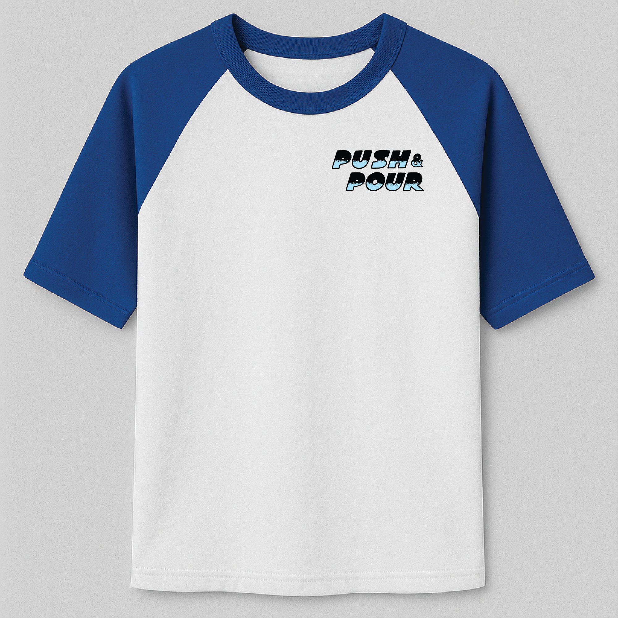 Cherub Baseball Tee Blue