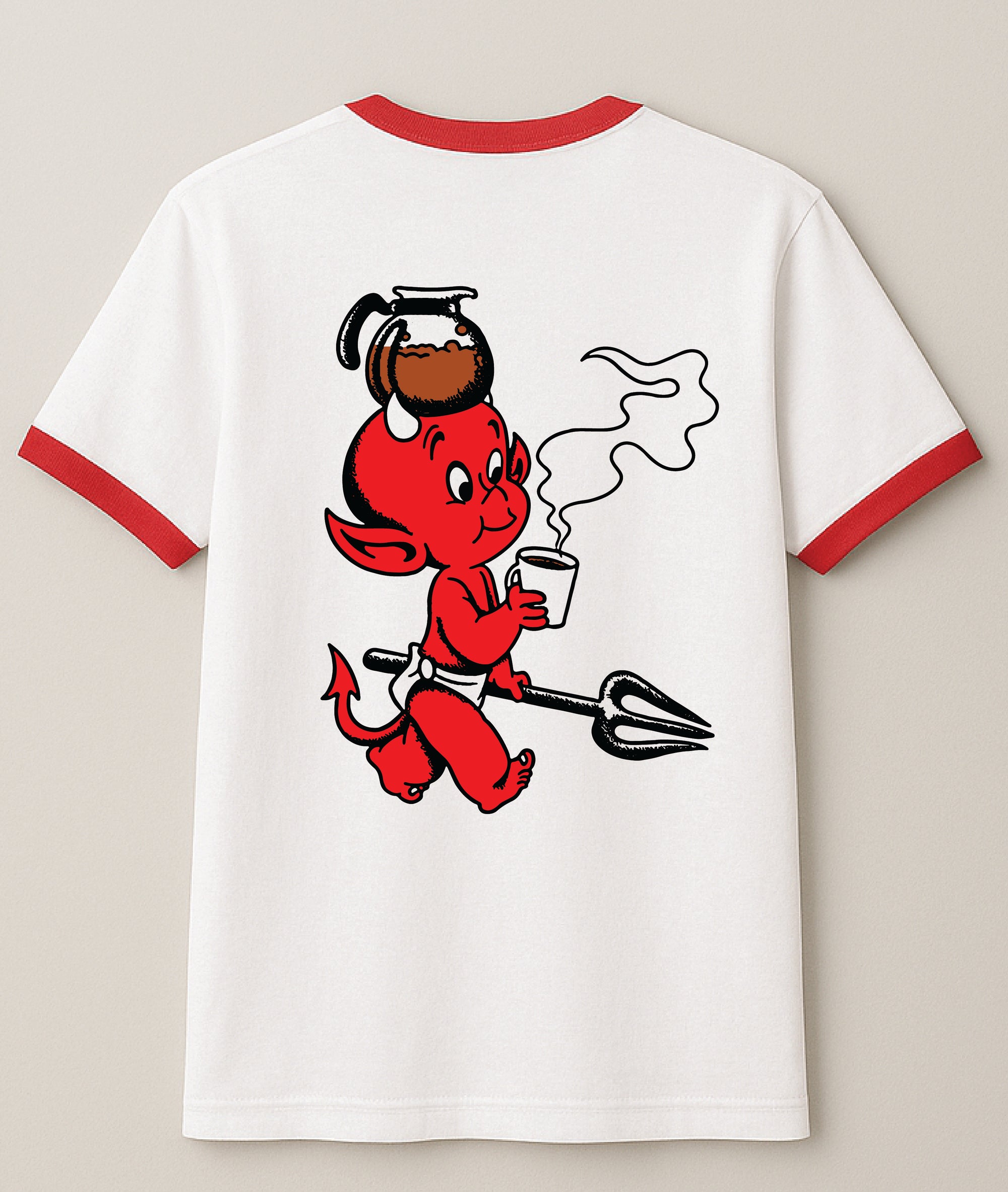 Hot Stuff Ringer Tee
