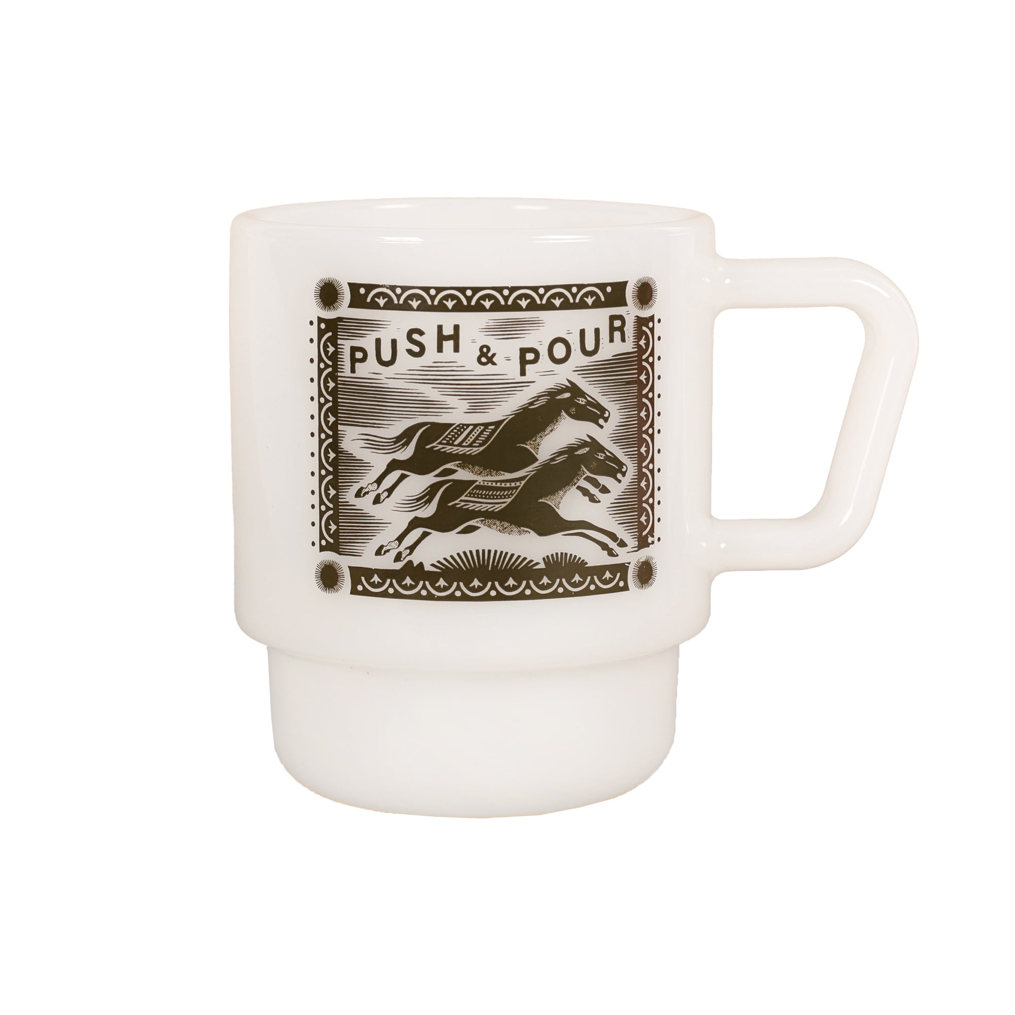 Mudgett Milk Glass